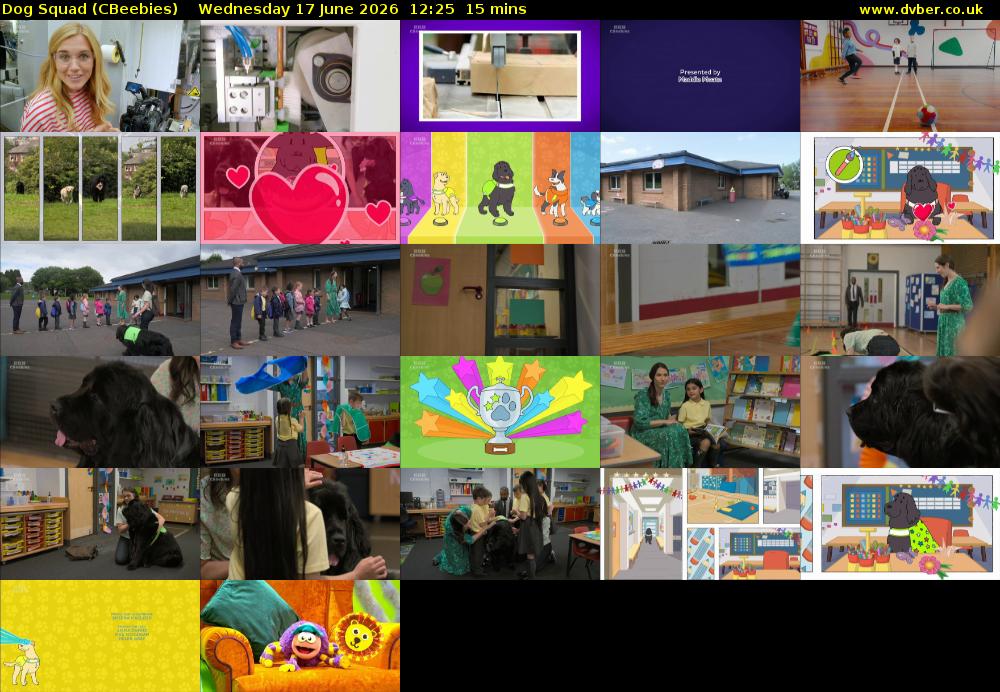 Dog Squad (CBeebies) Wednesday 17 June 2026 12:25 - 12:40