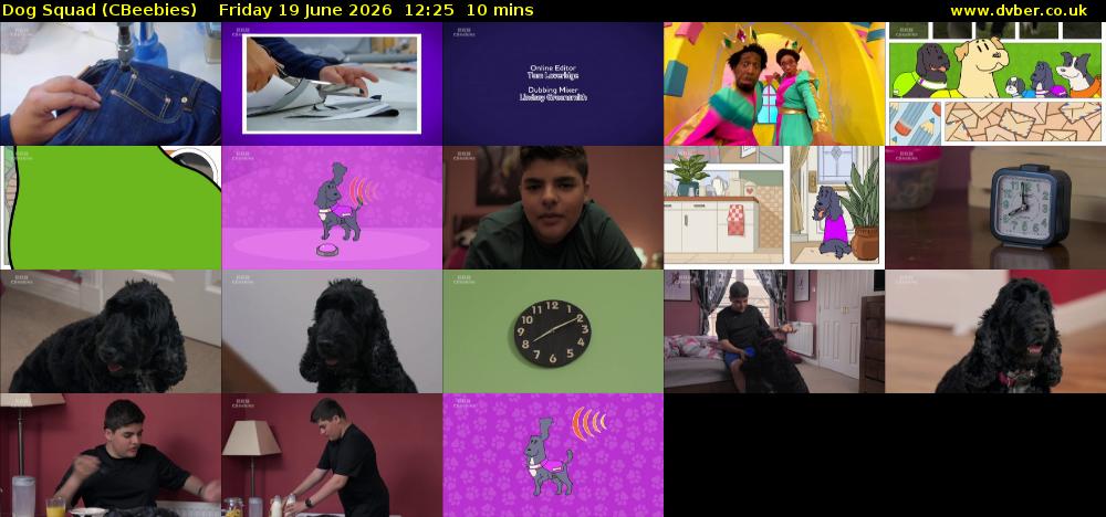 Dog Squad (CBeebies) Friday 19 June 2026 12:25 - 12:35