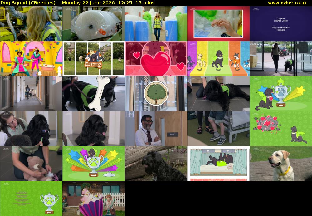 Dog Squad (CBeebies) Monday 22 June 2026 12:25 - 12:40