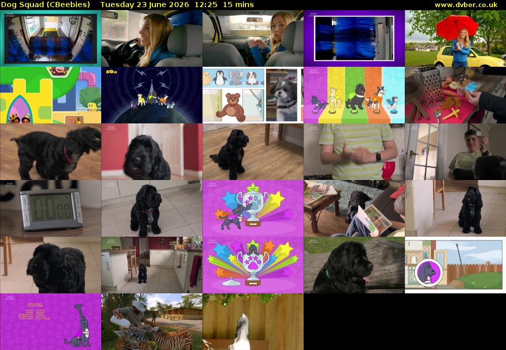 Dog Squad (CBeebies) Tuesday 23 June 2026 12:25 - 12:40