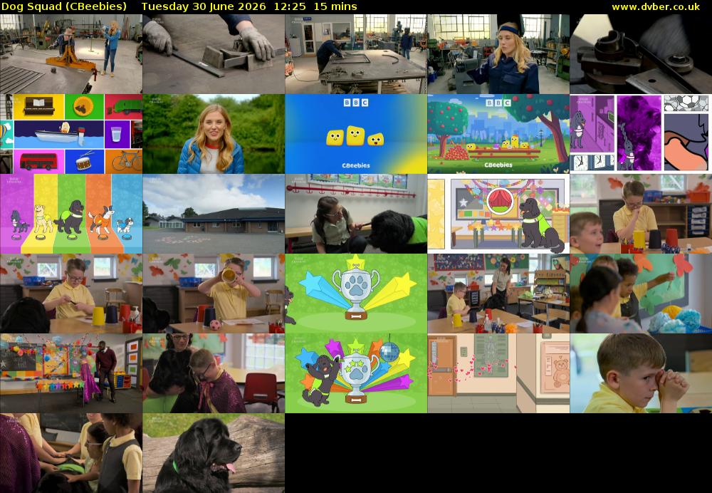 Dog Squad (CBeebies) Tuesday 30 June 2026 12:25 - 12:40