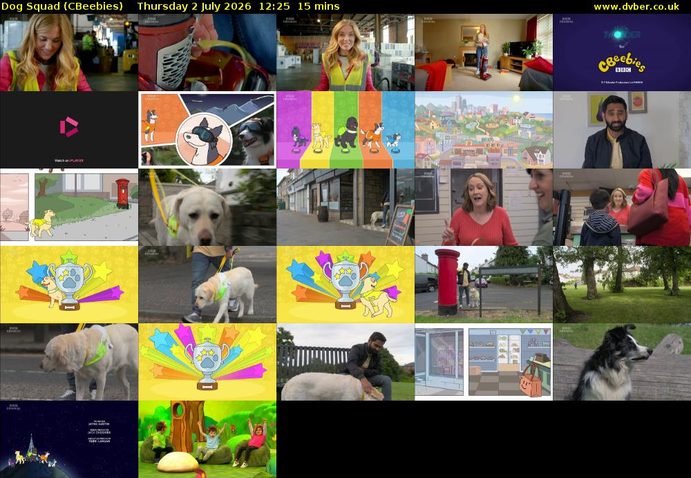 Dog Squad (CBeebies) Thursday 2 July 2026 12:25 - 12:40