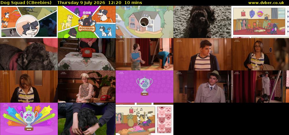 Dog Squad (CBeebies) Thursday 9 July 2026 12:20 - 12:30