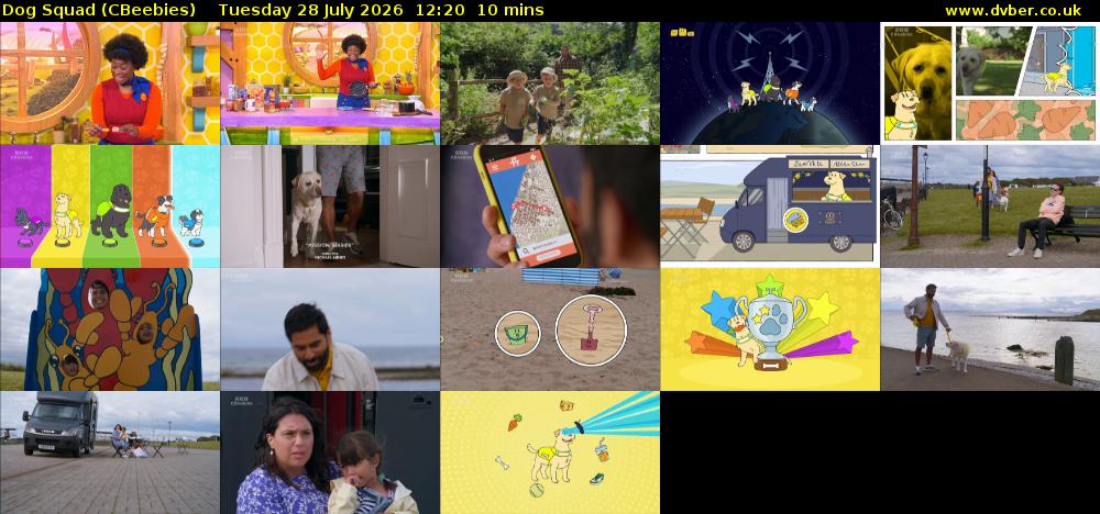 Dog Squad (CBeebies) Tuesday 28 July 2026 12:20 - 12:30