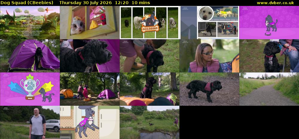 Dog Squad (CBeebies) Thursday 30 July 2026 12:20 - 12:30