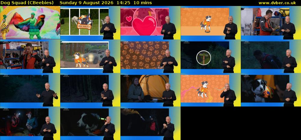 Dog Squad (CBeebies) Sunday 9 August 2026 14:25 - 14:35