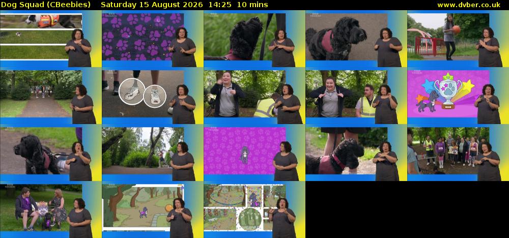 Dog Squad (CBeebies) Saturday 15 August 2026 14:25 - 14:35