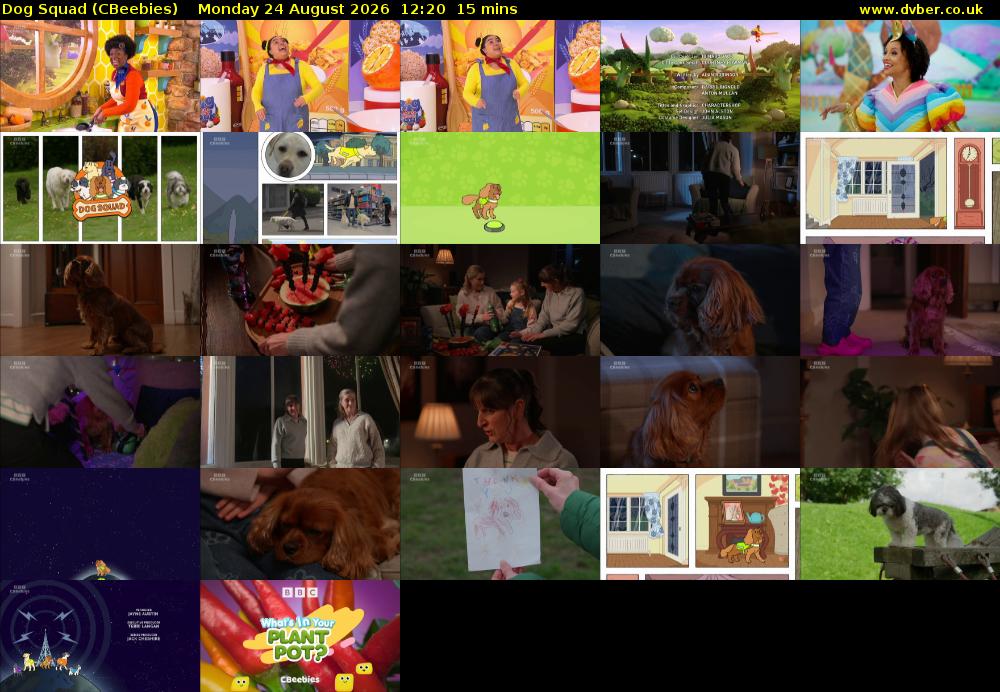Dog Squad (CBeebies) Monday 24 August 2026 12:20 - 12:35