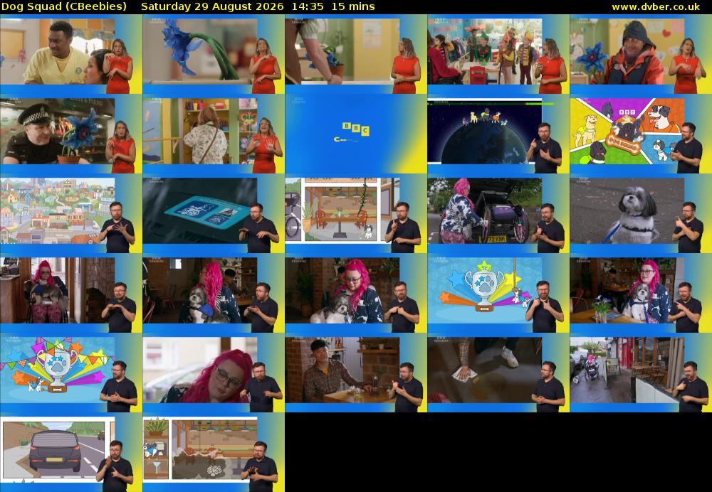 Dog Squad (CBeebies) Saturday 29 August 2026 14:35 - 14:50