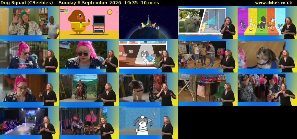Dog Squad (CBeebies) Sunday 6 September 2026 14:35 - 14:45