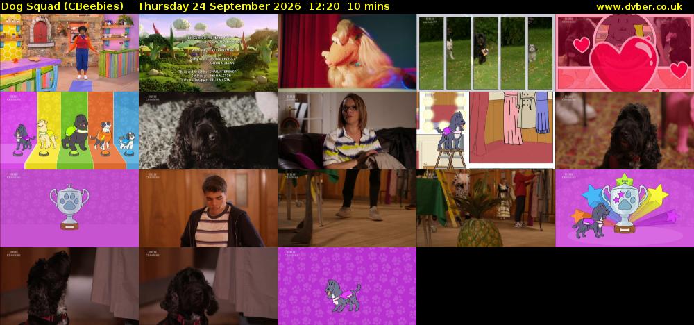 Dog Squad (CBeebies) Thursday 24 September 2026 12:20 - 12:30