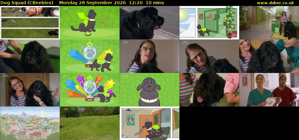 Dog Squad (CBeebies) Monday 28 September 2026 12:20 - 12:30