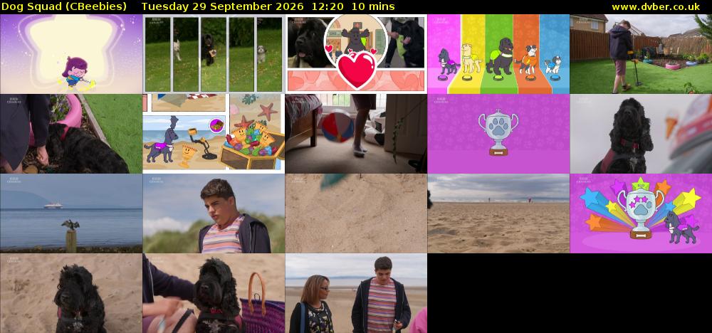 Dog Squad (CBeebies) Tuesday 29 September 2026 12:20 - 12:30