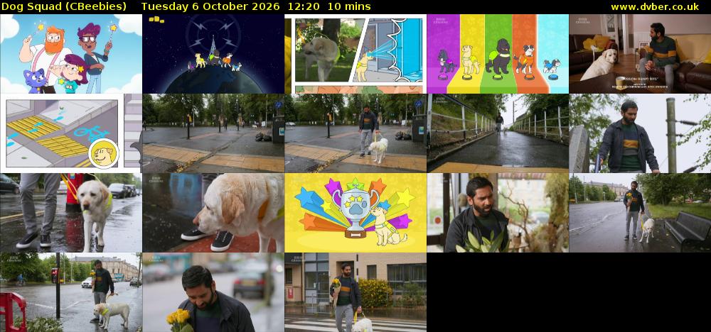 Dog Squad (CBeebies) Tuesday 6 October 2026 12:20 - 12:30