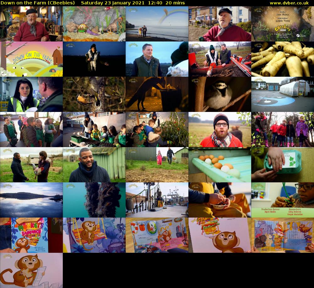 Down on the Farm (CBeebies) Saturday 23 January 2021 12:40 - 13:00