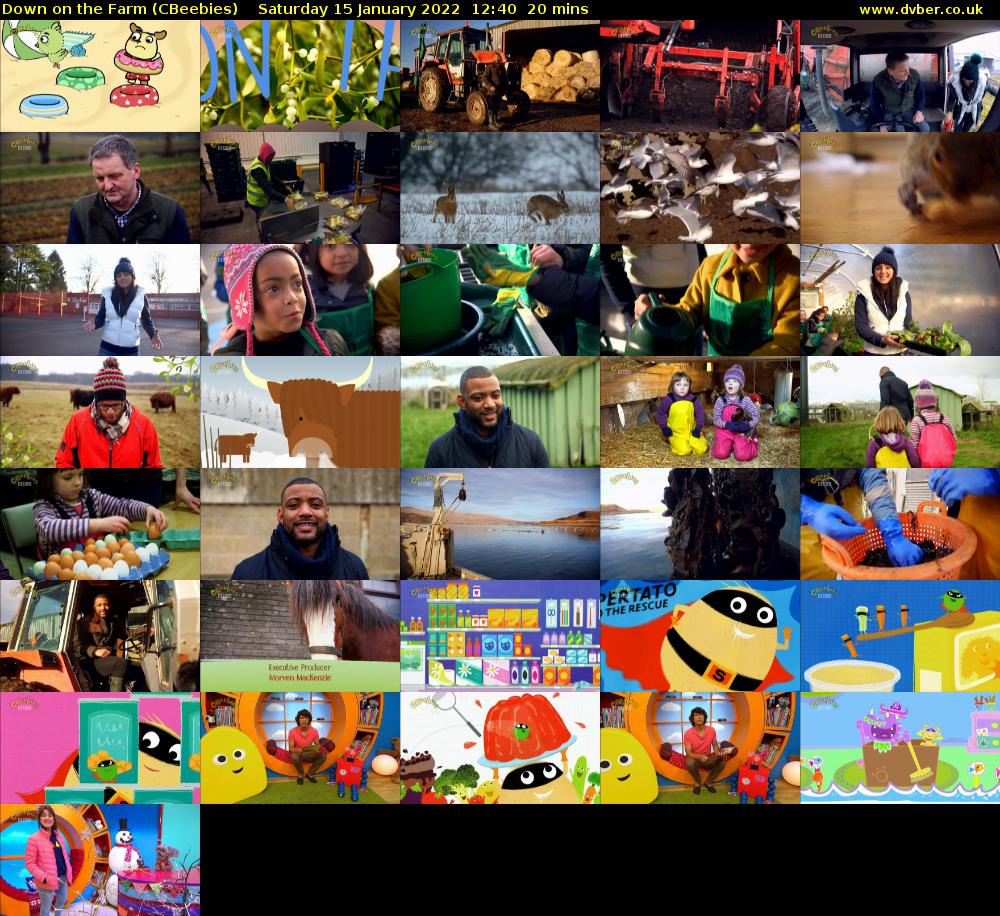 Down on the Farm (CBeebies) Saturday 15 January 2022 12:40 - 13:00