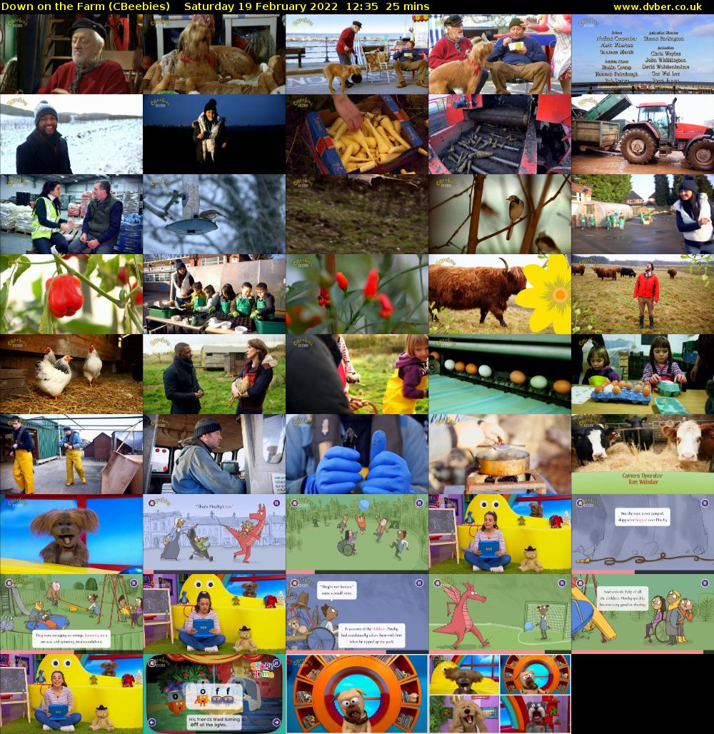 Down on the Farm (CBeebies) Saturday 19 February 2022 12:35 - 13:00