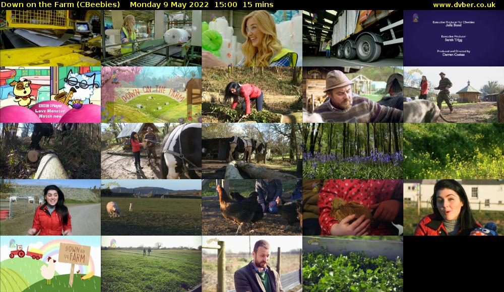 Down on the Farm (CBeebies) Monday 9 May 2022 15:00 - 15:15