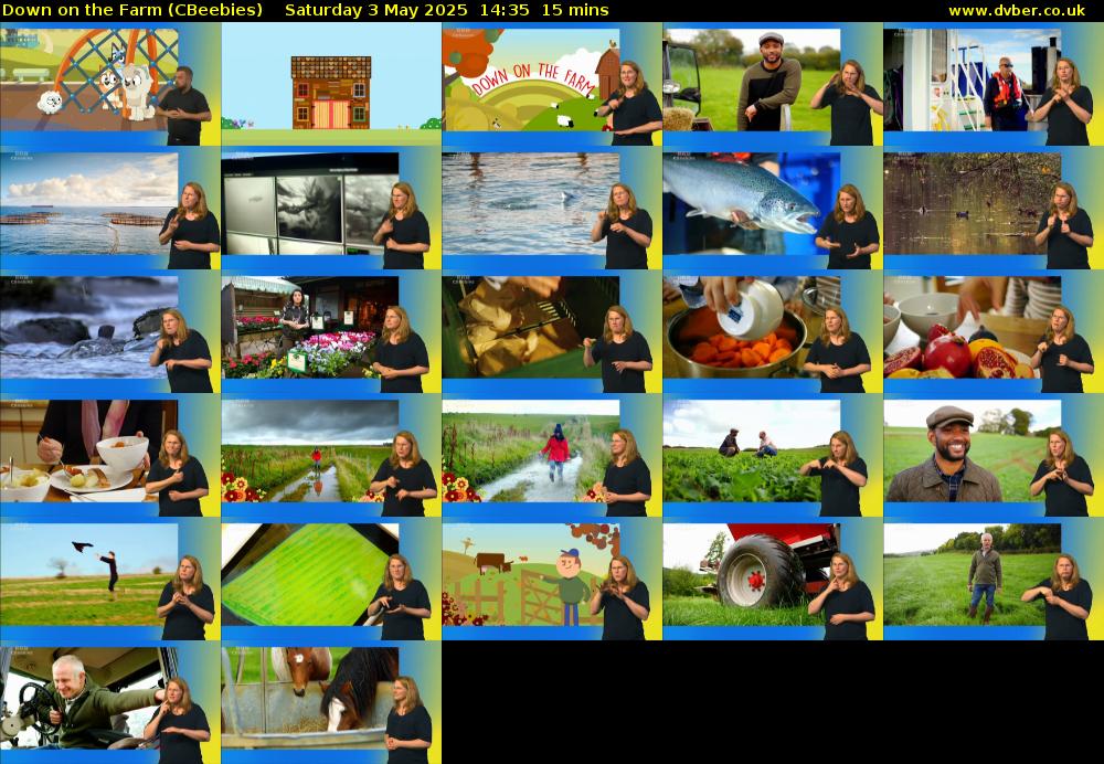 Down on the Farm (CBeebies) Saturday 3 May 2025 14:35 - 14:50