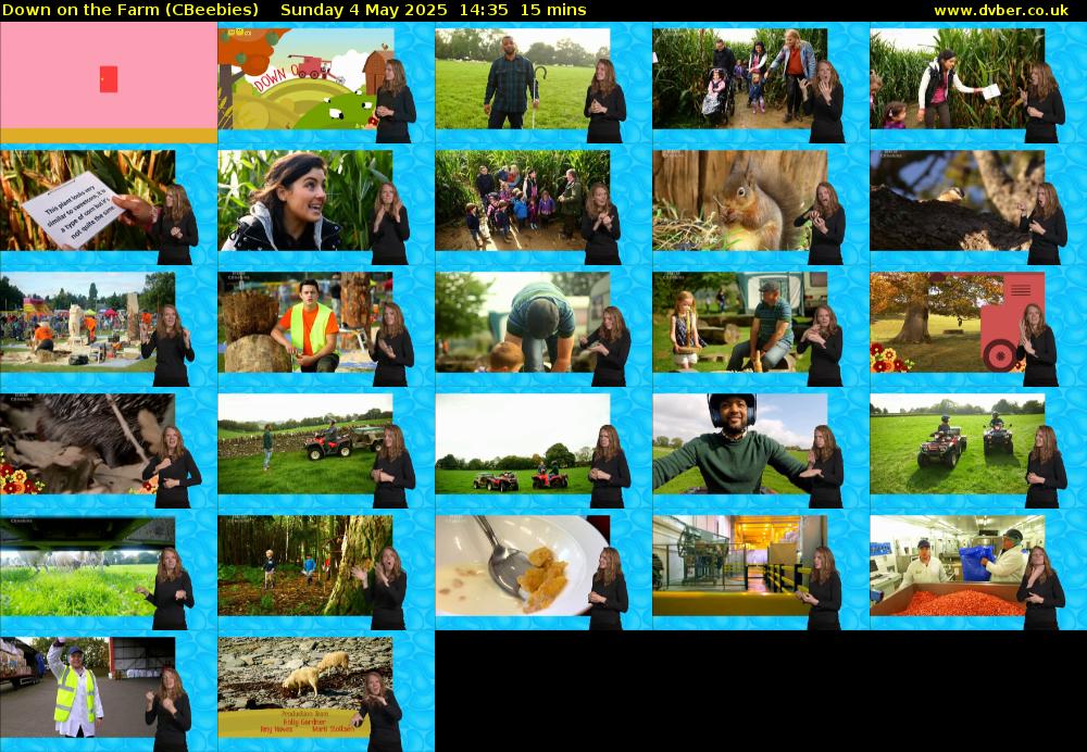 Down on the Farm (CBeebies) Sunday 4 May 2025 14:35 - 14:50