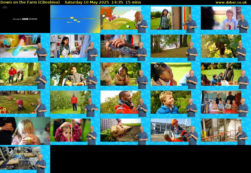 Down on the Farm (CBeebies) Saturday 10 May 2025 14:35 - 14:50