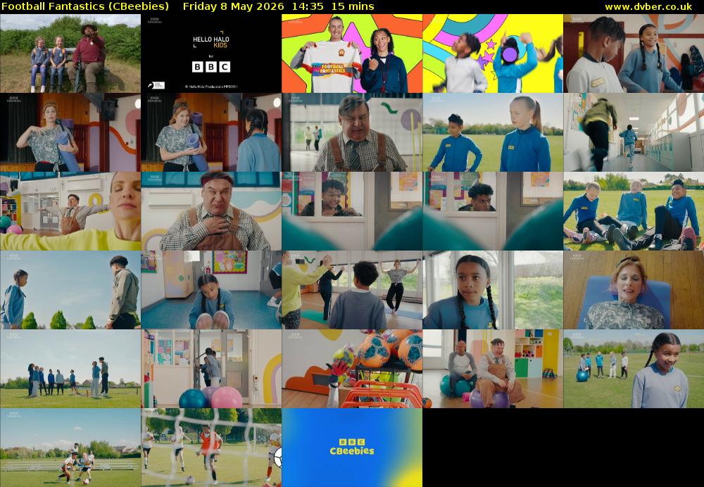 Football Fantastics (CBeebies) Friday 8 May 2026 14:35 - 14:50