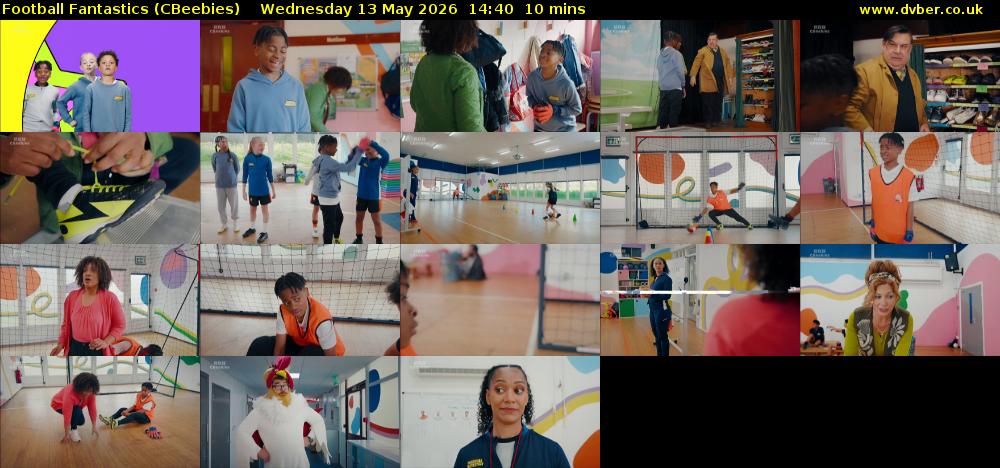 Football Fantastics (CBeebies) Wednesday 13 May 2026 14:40 - 14:50