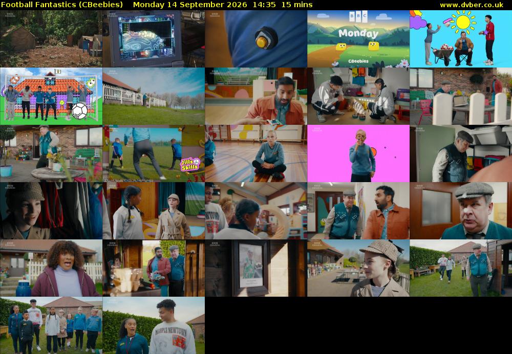 Football Fantastics (CBeebies) Monday 14 September 2026 14:35 - 14:50