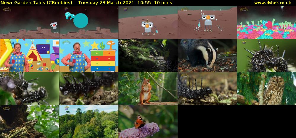 Garden Tales (CBeebies) Tuesday 23 March 2021 10:55 - 11:05