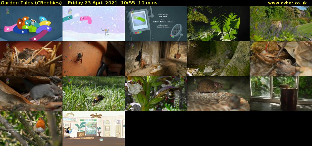 Garden Tales (CBeebies) Friday 23 April 2021 10:55 - 11:05