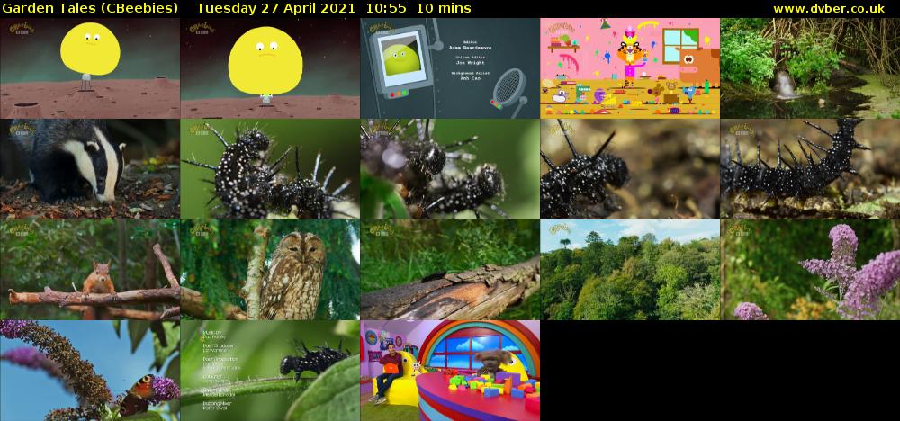 Garden Tales (CBeebies) Tuesday 27 April 2021 10:55 - 11:05