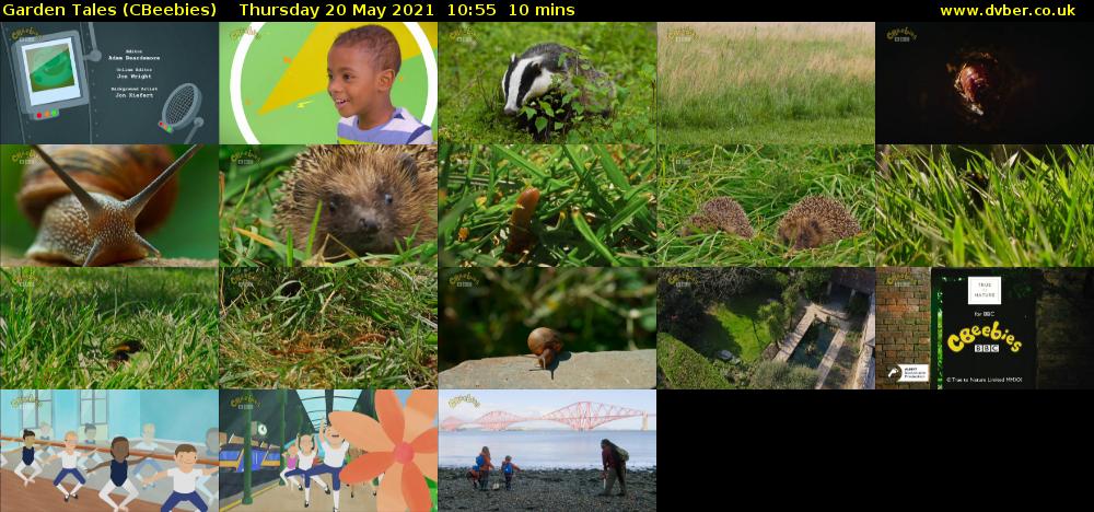 Garden Tales (CBeebies) Thursday 20 May 2021 10:55 - 11:05
