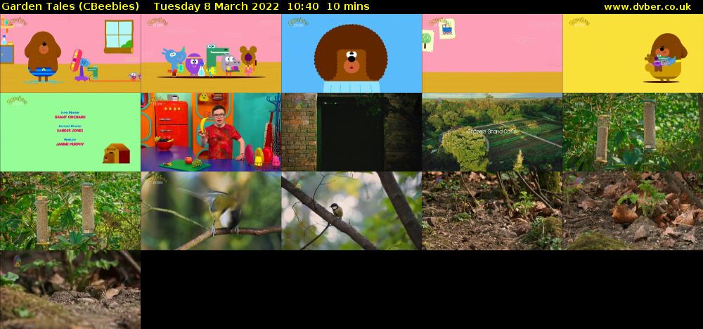 Garden Tales (CBeebies) Tuesday 8 March 2022 10:40 - 10:50