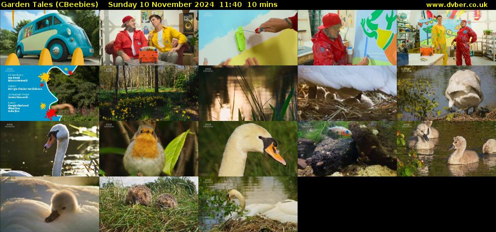 Garden Tales (CBeebies) Sunday 10 November 2024 11:40 - 11:50