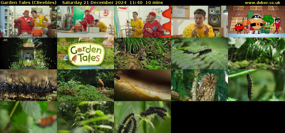 Garden Tales (CBeebies) Saturday 21 December 2024 11:40 - 11:50