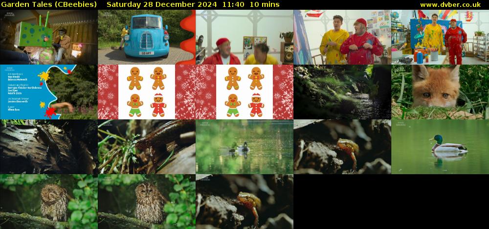 Garden Tales (CBeebies) Saturday 28 December 2024 11:40 - 11:50
