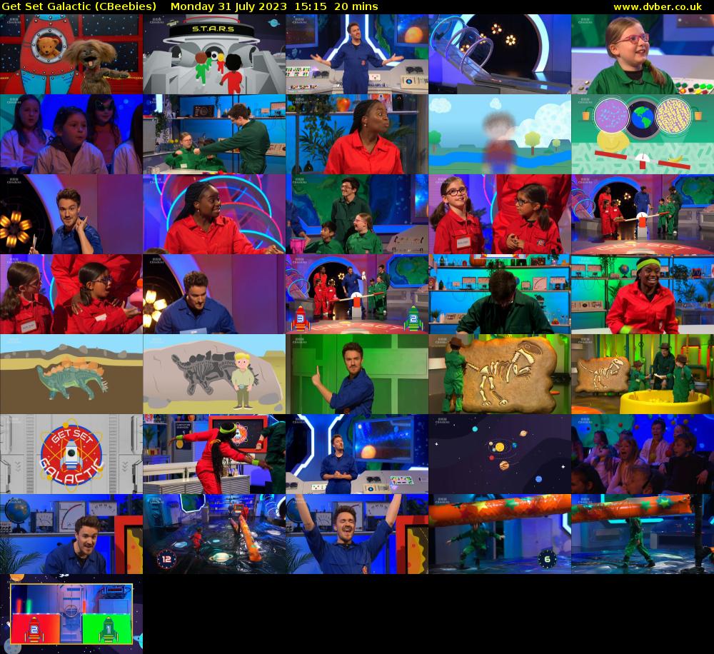 Get Set Galactic (CBeebies) Monday 31 July 2023 15:15 - 15:35