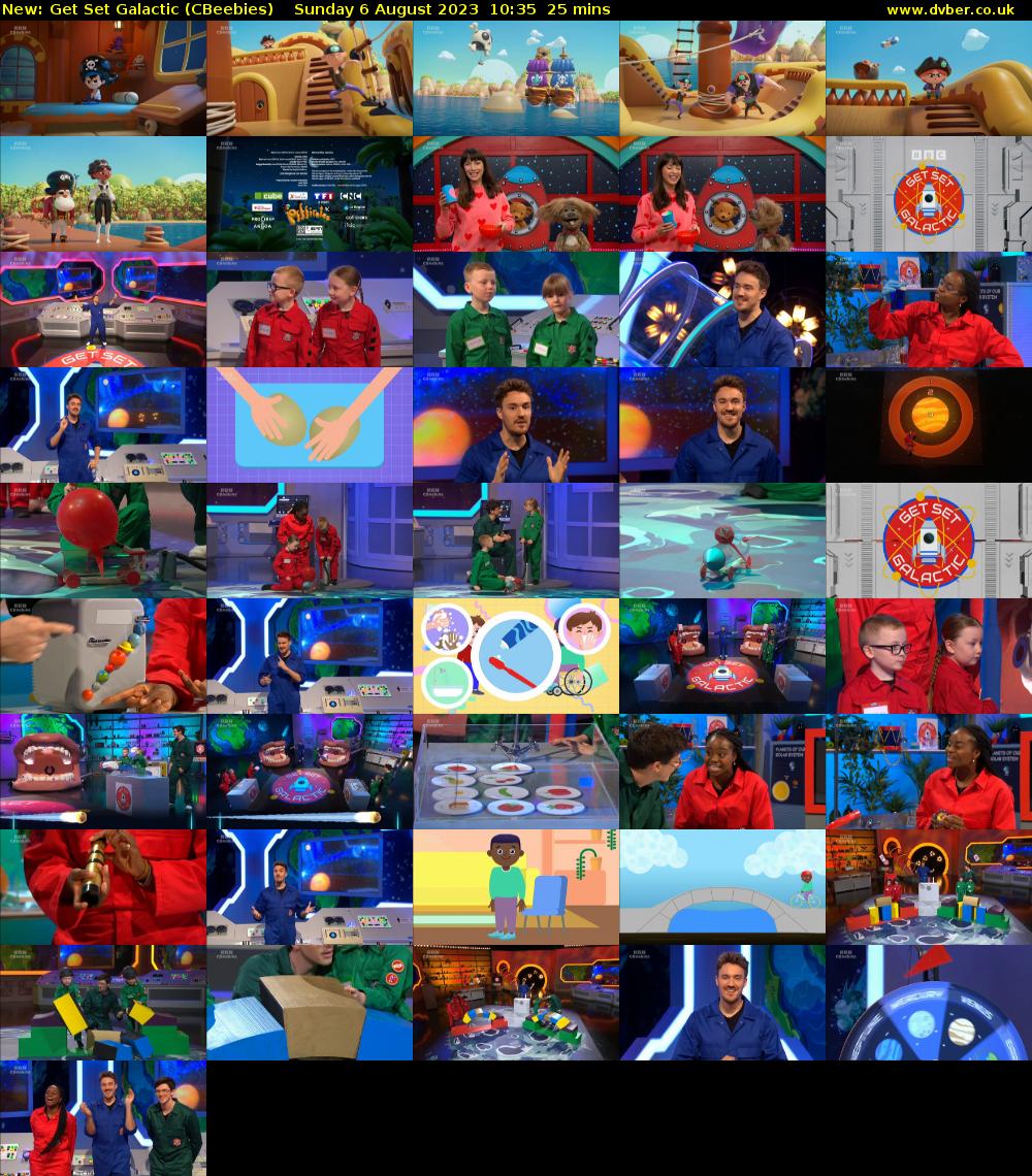 Get Set Galactic (CBeebies) Sunday 6 August 2023 10:35 - 11:00