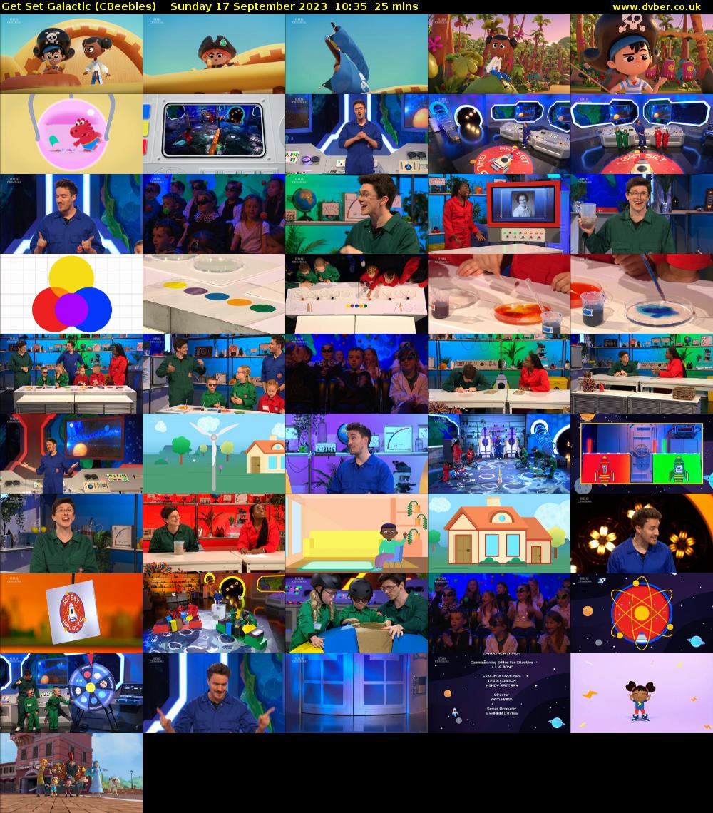 Get Set Galactic (CBeebies) Sunday 17 September 2023 10:35 - 11:00