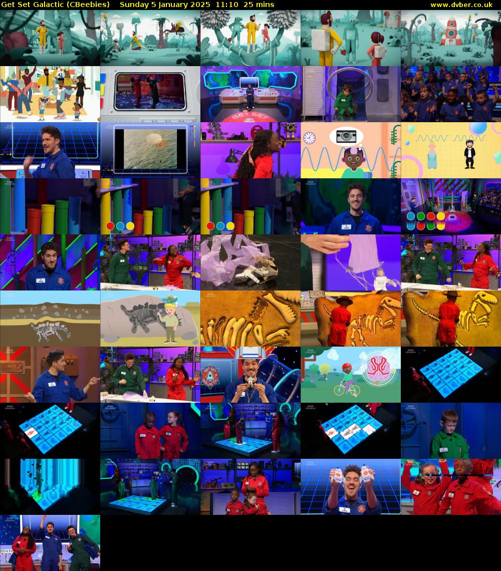 Get Set Galactic (CBeebies) Sunday 5 January 2025 11:10 - 11:35