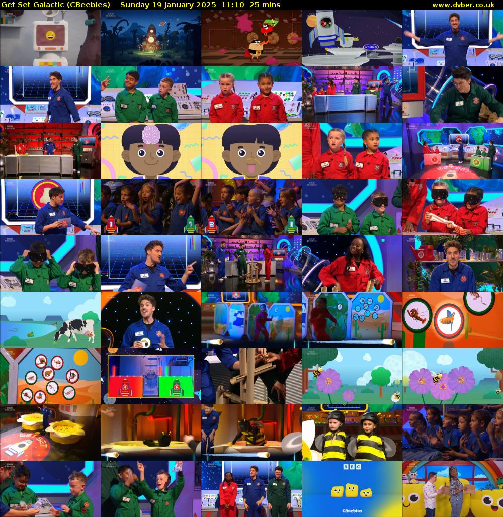 Get Set Galactic (CBeebies) Sunday 19 January 2025 11:10 - 11:35