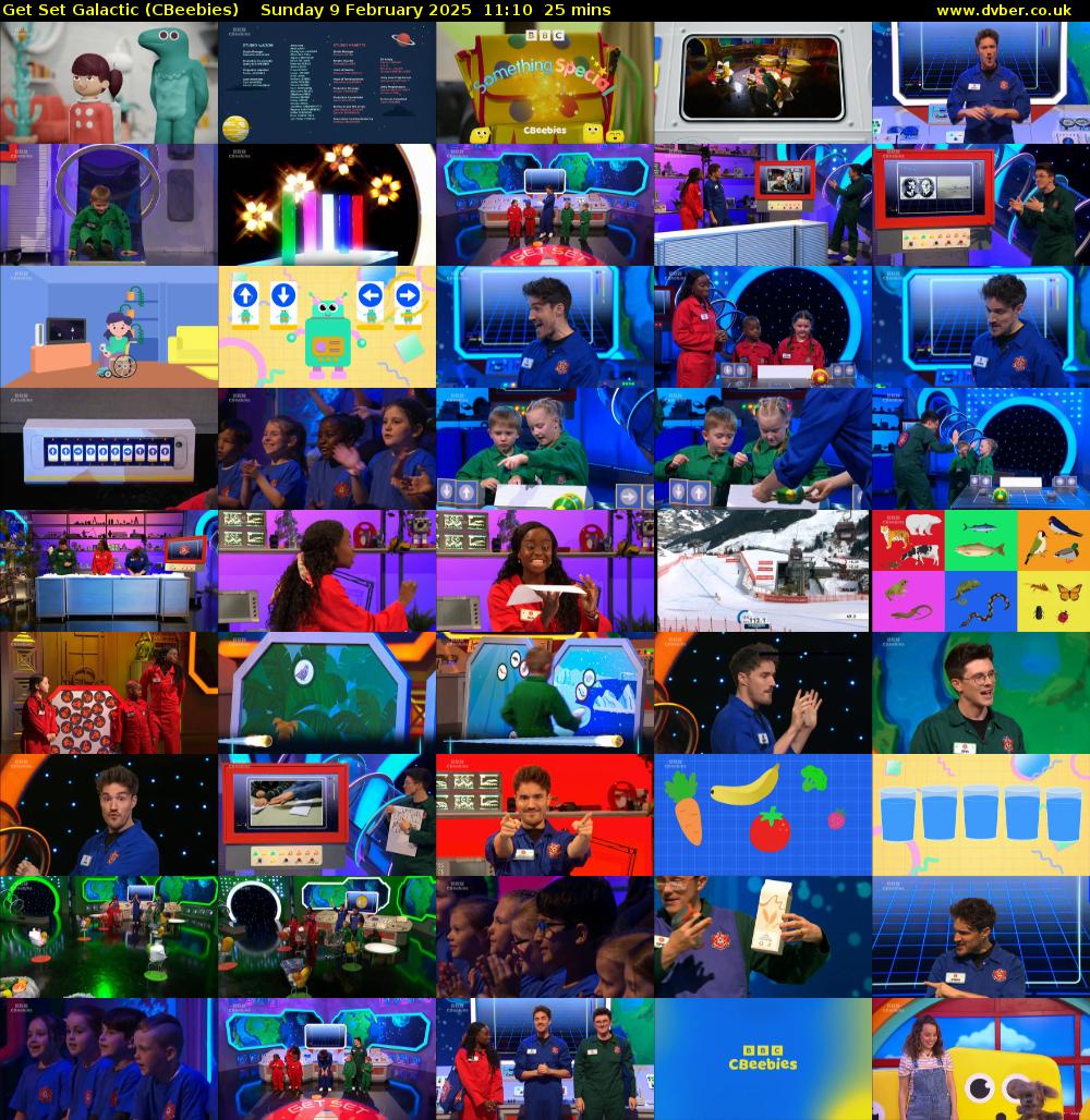 Get Set Galactic (CBeebies) Sunday 9 February 2025 11:10 - 11:35