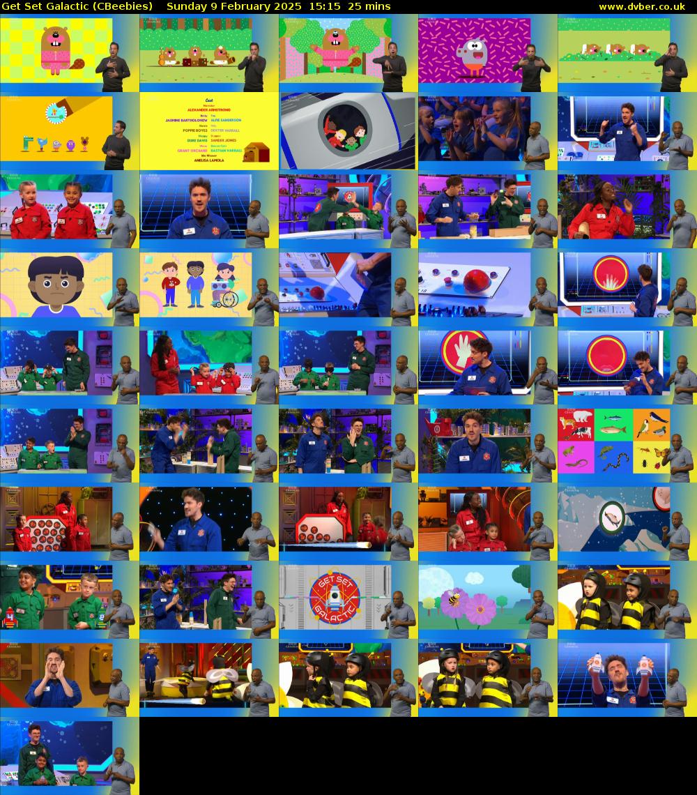 Get Set Galactic (CBeebies) Sunday 9 February 2025 15:15 - 15:40