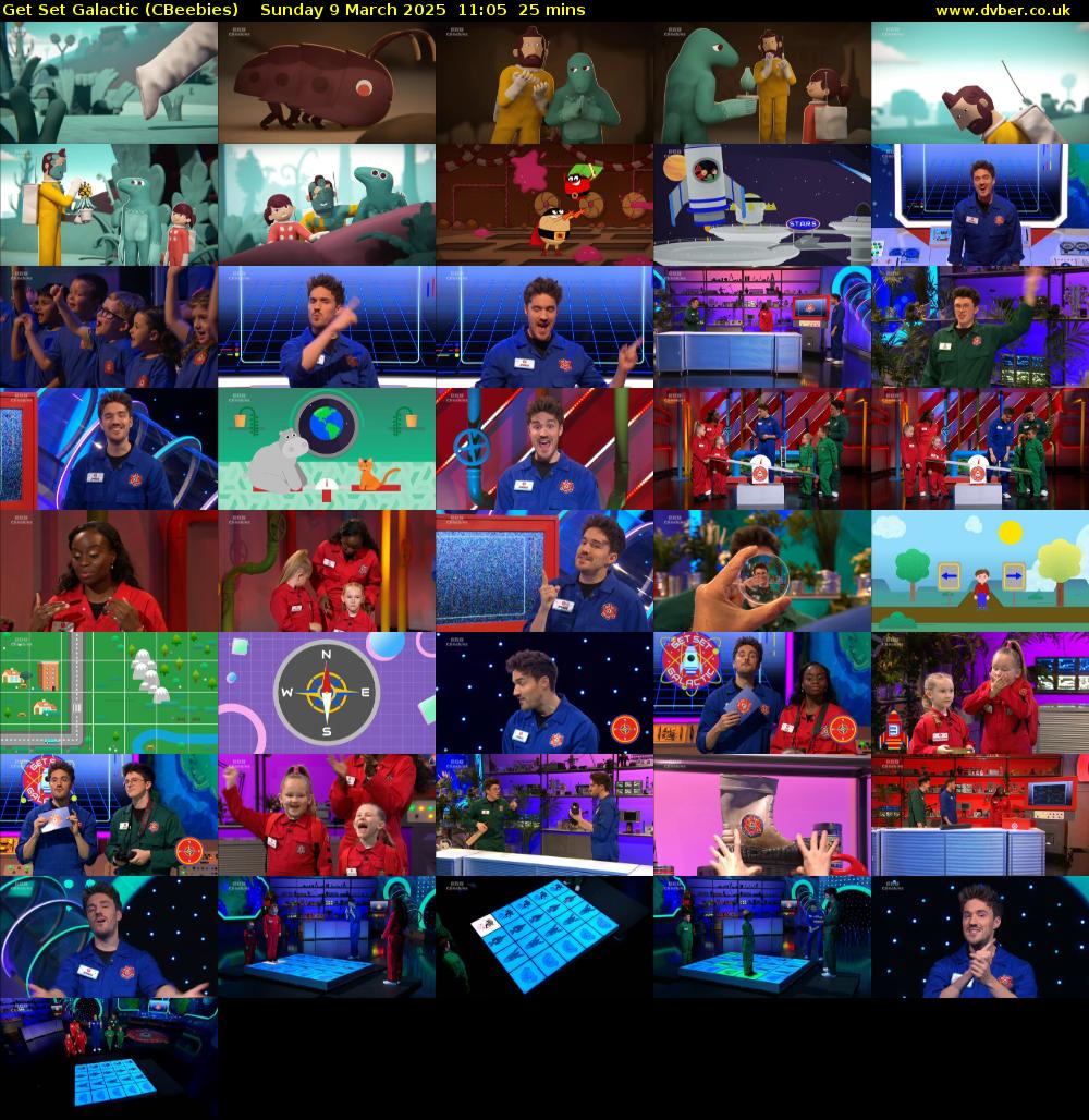 Get Set Galactic (CBeebies) Sunday 9 March 2025 11:05 - 11:30