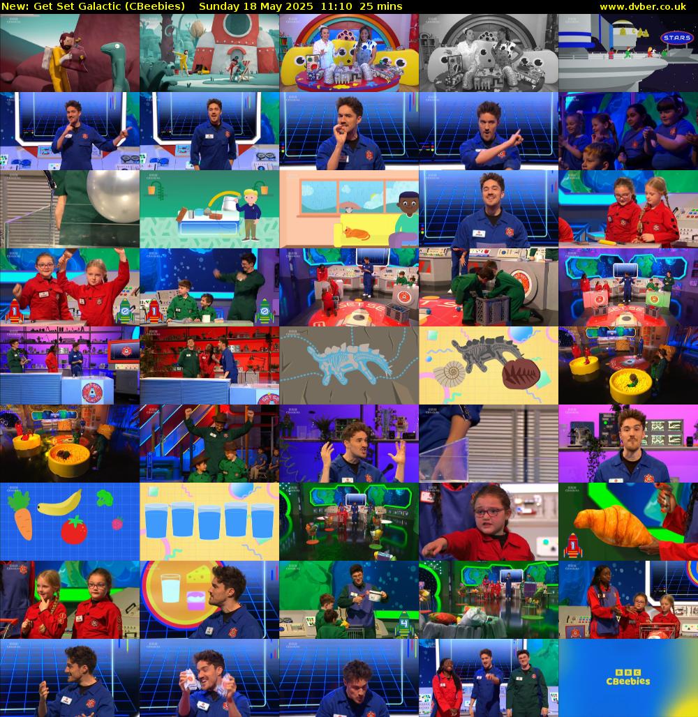 Get Set Galactic (CBeebies) Sunday 18 May 2025 11:10 - 11:35