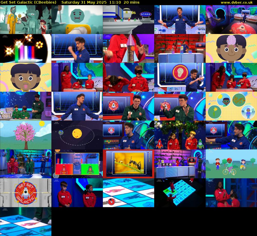 Get Set Galactic (CBeebies) Saturday 31 May 2025 11:10 - 11:30