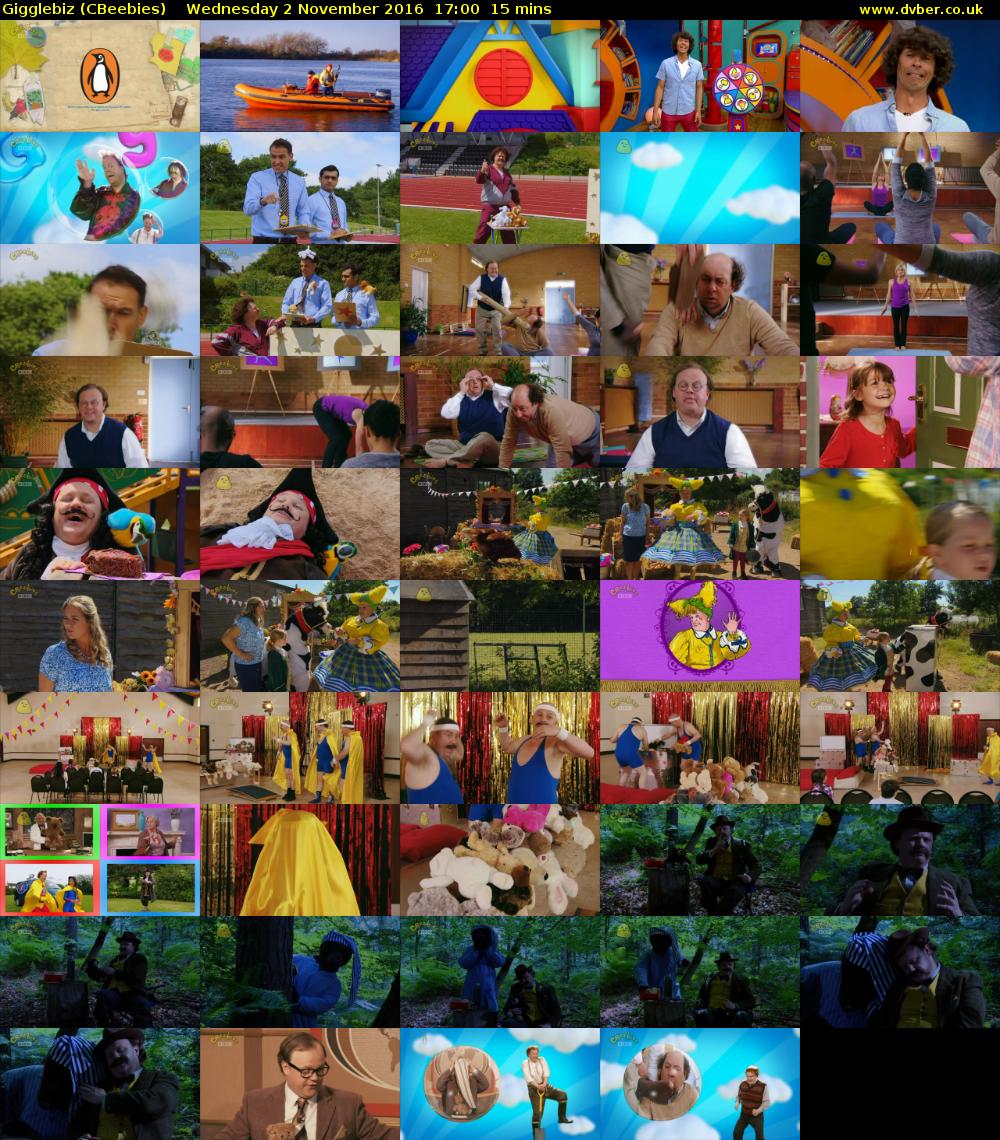 Gigglebiz (CBeebies) Wednesday 2 November 2016 17:00 - 17:15