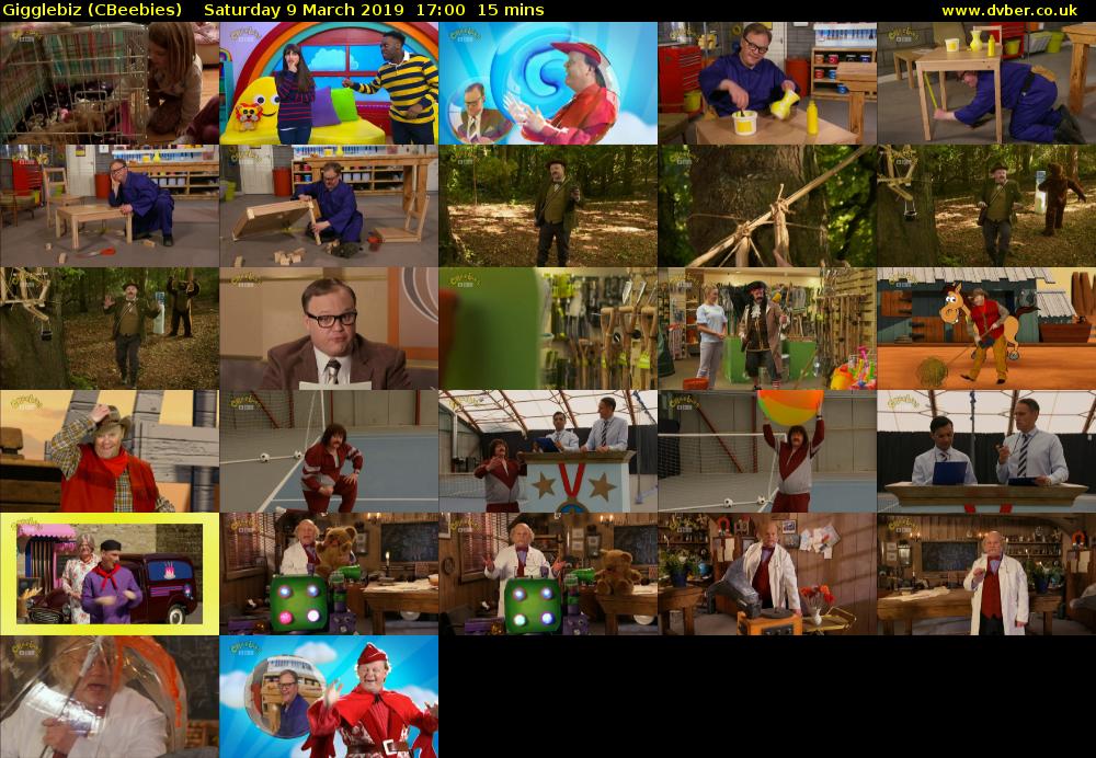Gigglebiz (CBeebies) Saturday 9 March 2019 17:00 - 17:15