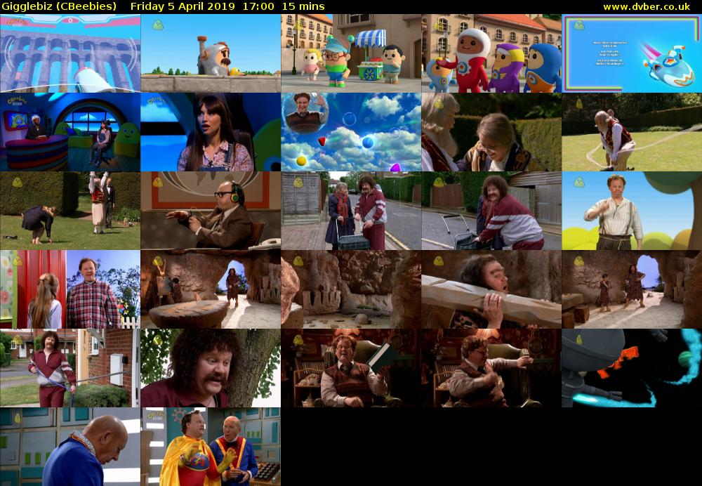 Gigglebiz (CBeebies) Friday 5 April 2019 17:00 - 17:15