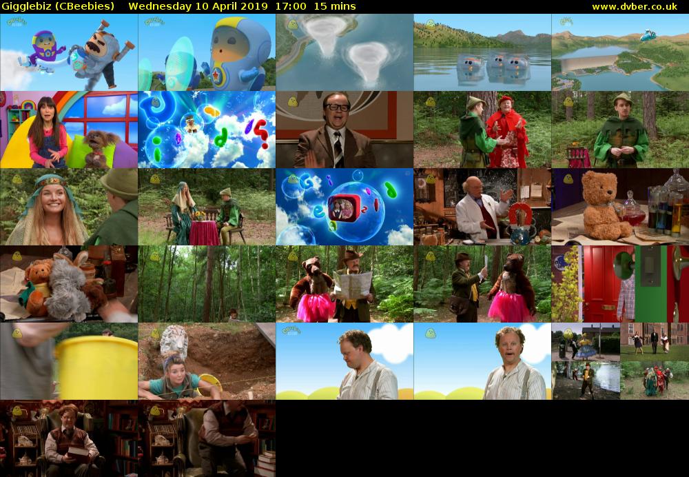 Gigglebiz (CBeebies) Wednesday 10 April 2019 17:00 - 17:15